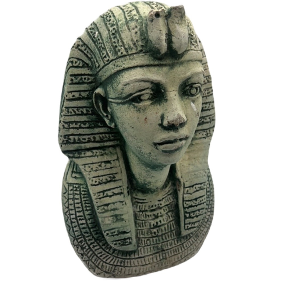 Green Egyptian‎ Pharaoh Sculpture Art